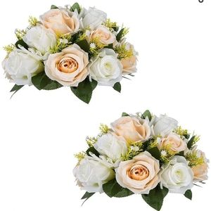Rose flowers artificial for 10 centerpieces